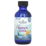 Докозагексаеновая кислота (ДГК) с витамином D3 для детей, Baby's DHA with Vitamin D3, Nordic Naturals, 1050 мг, 60 мл - Фото миниатюра 1