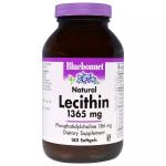 Натуральный лецитин, Natural Lecithin, Bluebonnet Nutrition, 1365 мг, 180 капсул  - Фото миниатюра 1