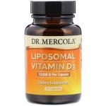 Витамин Д липосомальный, Liposomal Vitamin D, Dr. Mercola, 10000 МЕ, 30 капсул - Фото миниатюра 1