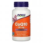 Коэнзим CoQ10, Now Foods, 30 мг, 60 растительных капсул - Фото миниатюра 1