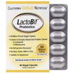 Пробиотики, LactoBif Probiotics, California Gold Nutrition, 30 млрд, 60 капсул - Фото миниатюра 1