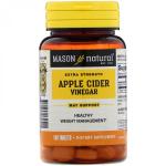 Яблочный уксус особой крепости, Apple Cider Vinegar, Mason Natural, 100 таблеток - Фото миниатюра 1