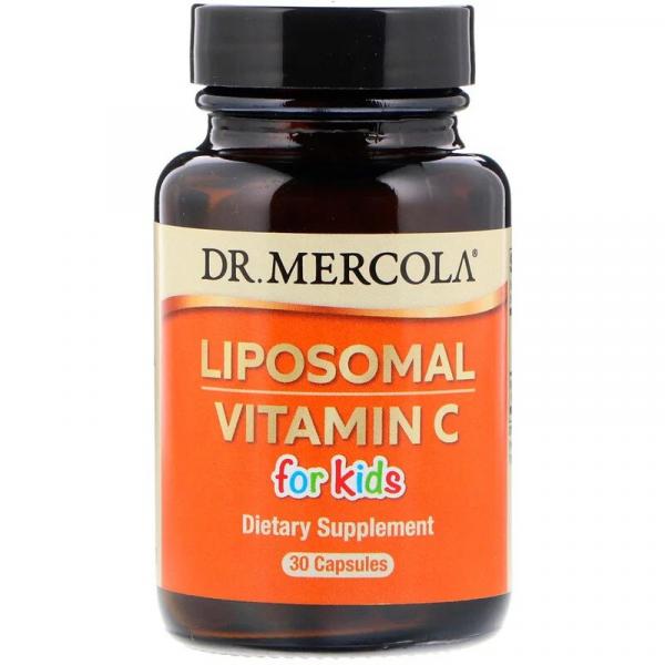 Витамин С липосомальный для детей, Liposomal Vitamin C, Dr. Mercola, 30 капсул - Фото 1