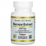 Экстракт бакопы, Bacopa Extract, California Gold Nutrition, 320 мг, 30 растительных капсул  - Фото миниатюра 1