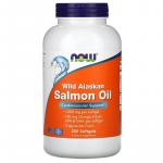 Жир дикого аляскинского лосося, Wild Alaskan Salmon Oil, Now Foods, 200 мягких капсул - Фото миниатюра 1