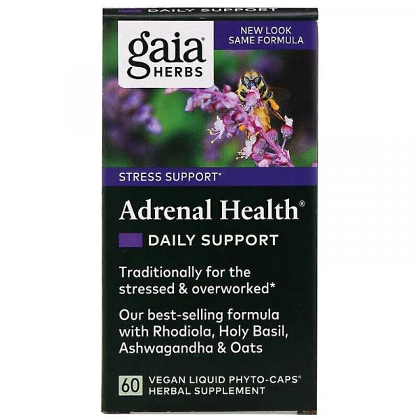 Ежедневная поддержка, Adrenal Health, Gaia Herbs, 60 капсул  - Фото 2