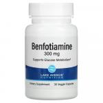 Бенфотиамин, Benfotiamine, Lake Avenue Nutrition, 300 мг, 30 растительных капсул - Фото миниатюра 1