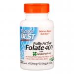 Фолат, Active Folate, Doctor's Best, 400 мкг, 90 капсул  - Фото миниатюра 1
