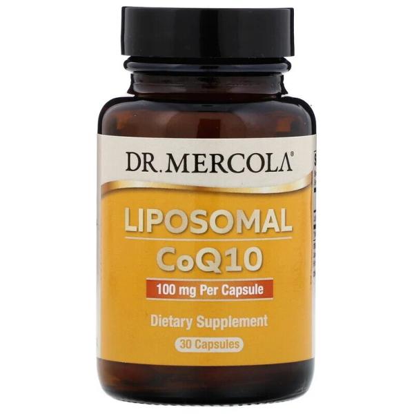 Коэнзим Липосомальный Q10, Liposoma CoQ10, Dr. Mercola, 100 мг, 30 капсул - Фото 1