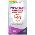 Максимальная поддержка иммунитета, Ultimate Immune Support, Solaray, ImmuFight, 90 вегетарианских капсул - Фото миниатюра 1