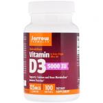 Витамин Д3, Vitamin D3, Jarrow Formulas, 5000 МЕ, 100 капсул  - Фото миниатюра 1