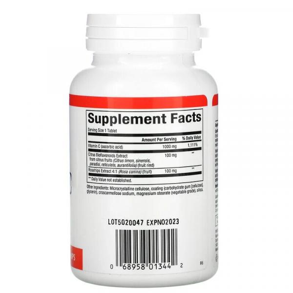 Витамин C, Vitamin C, Natural Factors, 1000 мг, 90 таблеток - Фото 2