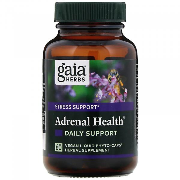 Ежедневная поддержка, Adrenal Health, Gaia Herbs, 60 капсул  - Фото 1
