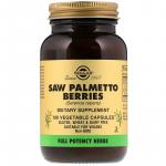 Со Пальметто, ягоды, Saw Palmetto, Solgar, 520 мг, 100 капсул - Фото миниатюра 1