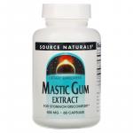 Экстракт жевательной резинки мастики, Mastic Gum Extract, Source Naturals, 500 мг, 60 капсул - Фото миниатюра 1