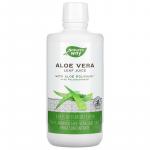 Алоэ вера, сок листьев, Aloe Vera, Nature's Way, 1 литр - Фото миниатюра 1