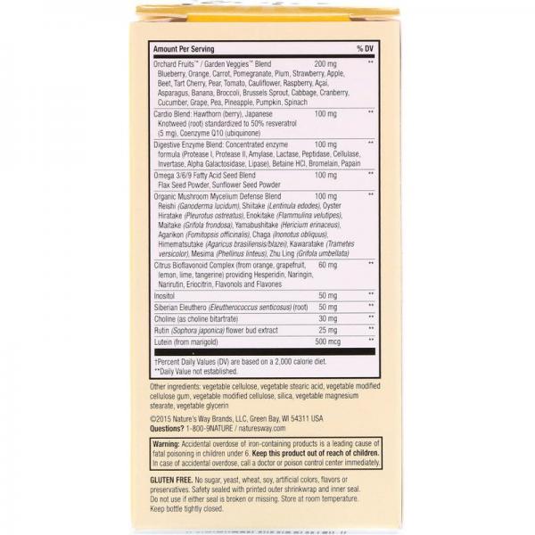 Мультивитамины, Alive, Men's Max3 Daily, Nature's Way, 30 таблеток - Фото 3