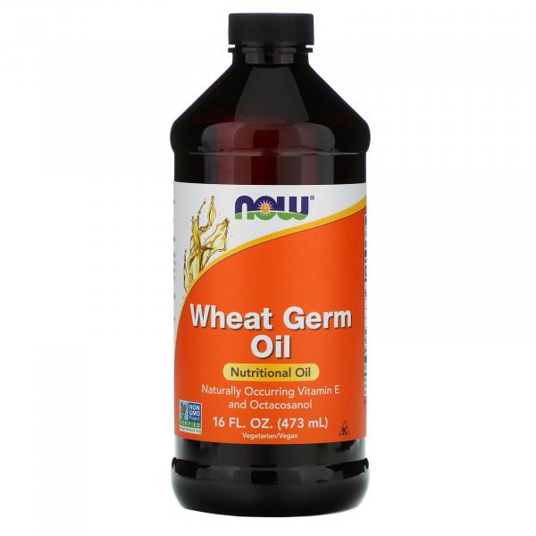 Масло зародышей пшеницы, Wheat Germ Oil, Now Foods, 473 мл - Фото 1
