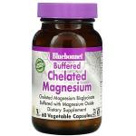 Буферный хелатный магний, Buffered Chelated Magnesium, Bluebonnet Nutrition, 60 капсул - Фото миниатюра 1
