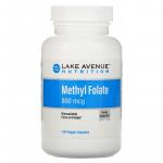 Фолиевая кислота (метилфолат), Methyl Folate, Lake Avenue Nutrition, 800 мкг, 120 капсул - Фото миниатюра 1