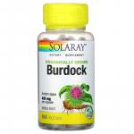 Органически выращенный лопух, Organically Grown Burdock Root, Solaray, 485 мг, 100 капсул - Фото миниатюра 1