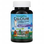 Кальций для детей, вкус ванильного мороженого, Source of Life, Animal Parade, Nature's Plus, 90 таблеток - Фото миниатюра 1