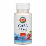 ГАМК (гамма-аминомасляная кислота), вишня, GABA (Габа), KAL, 25 мг, 120 таблеток - Фото миниатюра 1