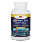 Омега-3 с натуральным клубничным вкусом, Omega-3 Norwegian Kids, Oslomega, 60 мягких капсул - Фото миниатюра 1