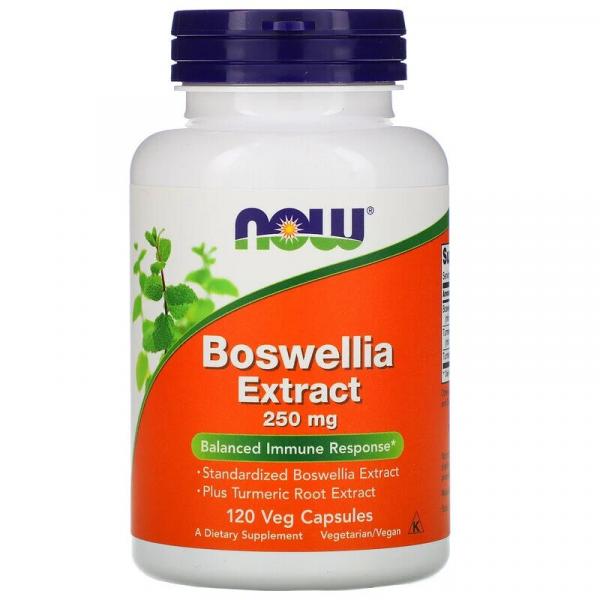 Экстракт босвеллии, Boswellia Extract, Now Foods, 250 мг, 120 вегетарианских капсул - Фото 1