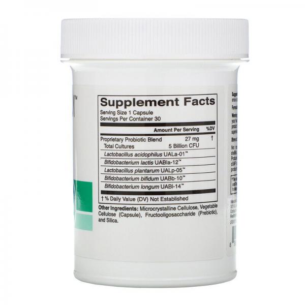 Пробиотики ежедневного обслуживания, Daily Maintenance Probiotics, HealthyBiom, 5 млрд КОЕ, 30 растительных капсул - Фото 2