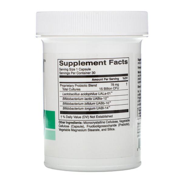 Пробиотики для взрослых, Adult Probiotics, HealthyBiom, 15 млрд КОЕ, 30 растительных капсул - Фото 2