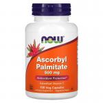 Аскорбил пальмитат, Ascorbyl Palmitate, Now Foods, 500 мг, 100 растительных капсул - Фото миниатюра 1