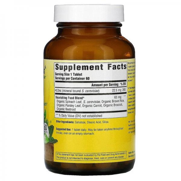 Цинк в таблетках, Zinc, MegaFood, 60 таблеток  - Фото 2