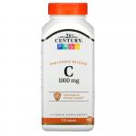 Витамин С, длительное высвобождение,  21st Century, 1000 мг, 110 таблеток - Фото миниатюра 1