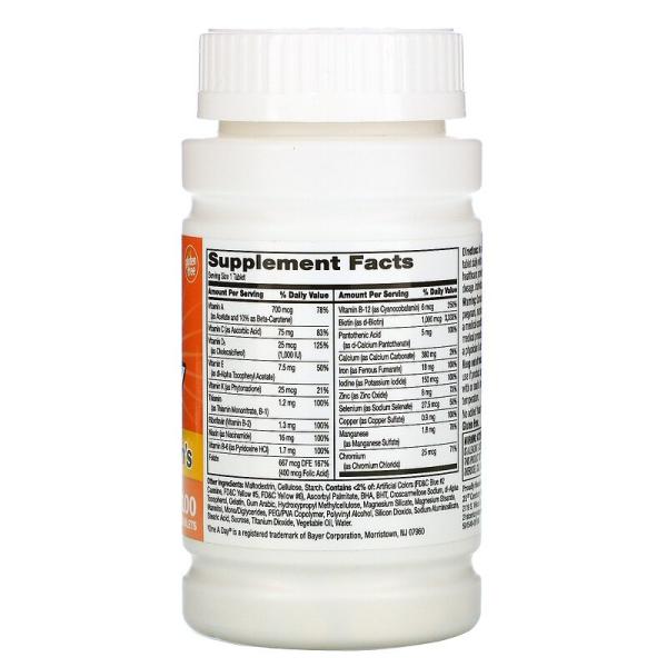 Мультивитамины для женщин, One Daily, 21st Century, 100 таблеток  - Фото 2