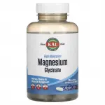 Глицинат магния с высокой абсорбцией, High Absorption Magnesium Glycinate, KAL, 90 мягких таблеток - Фото миниатюра 1