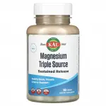Тройной источник магния, Magnesium Triple Source SR, KAL, 500 мг, 100 таблеток - Фото миниатюра 1
