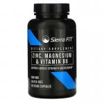 Цинк, магний и витамин B6, Zinc Magnesium Vitamin B6, Sierra Fit, 90 растительных капсул - Фото миниатюра 1
