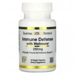Защита иммунной системы, Immune Defense with Wellmune, California Gold Nutrition, 250 мг, 30 капсул - Фото миниатюра 1