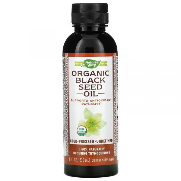 Органічна олія чорного кмину, Black Seed Oil, Nature's Way, 236 мл (8 рідких унцій) - Фото 1