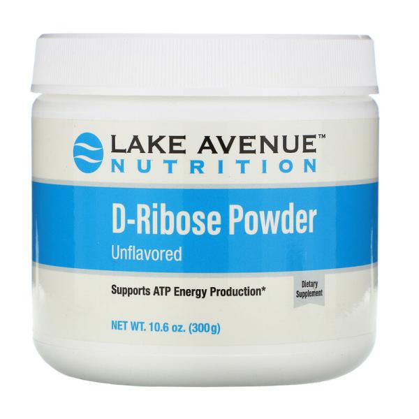 Порошок D-рибозы, без добавок, Lake Avenue Nutrition, 300 г (10,6 унции) - Фото 1