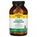 Кальций-магниевый комплекс, Target-Mins Calcium Magnesium Complex, Country Life, 180 таблеток - Фото миниатюра 1