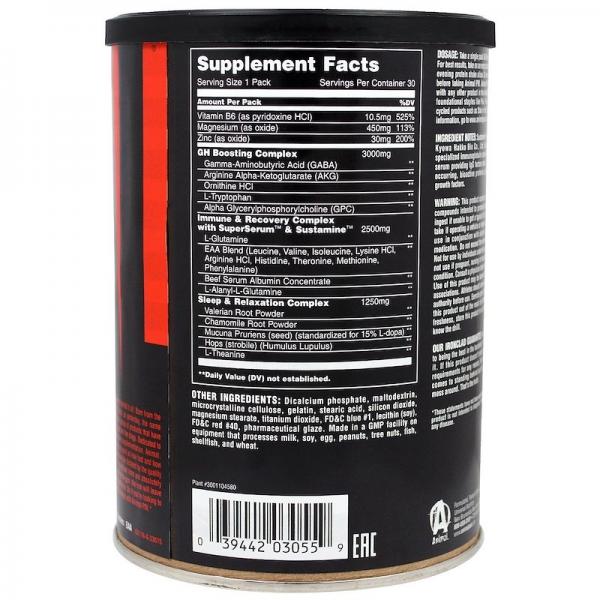 Восстановительная формула, Animal PM, Rest, Universal Nutrition, 30 пакетов  - Фото 2