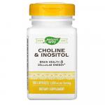 Холин и инозитол, Choline Inositol, Nature's Way, 500 мг, 100 капсул - Фото миниатюра 1