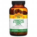 Комплекс коэнзимов группы B, Coenzyme B-Complex, Country Life, 240 веганских капсул - Фото миниатюра 1