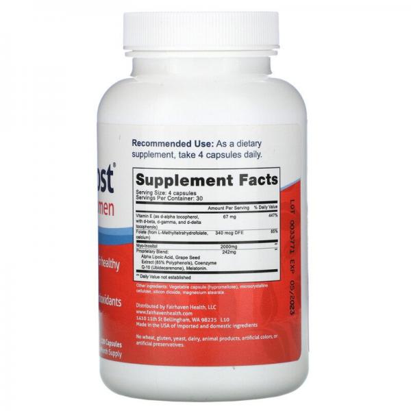 Здоровье яйцеклеток для женщин, OvaBoost, Fairhaven Health, 120 капсул - Фото 2