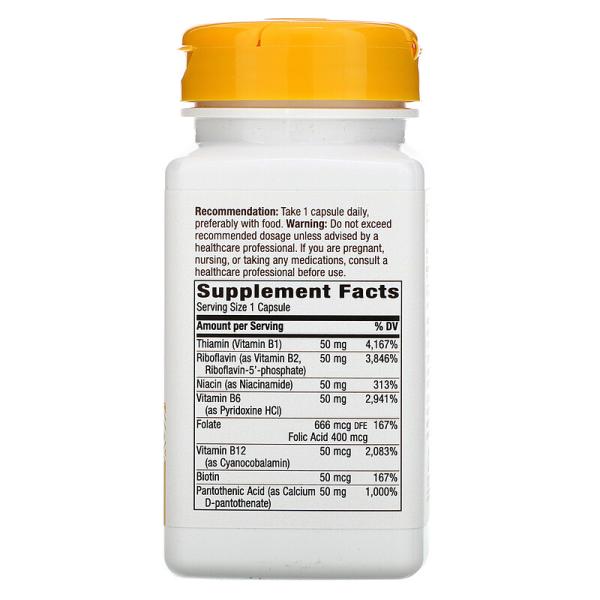 Комплекс B-50, B-50 Complex, Nature's Way, 100 капсул - Фото 2