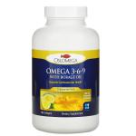 Омега 3-6-9 с маслом бурачника, лимонный вкус, Oslomega, 180 рыбно-желатиновых капсул  - Фото миниатюра 1