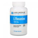 L-теанин, L-Theanine, Lake Avenue Nutrition, 100 мг, 180 вегетарианских капсул  - Фото миниатюра 1