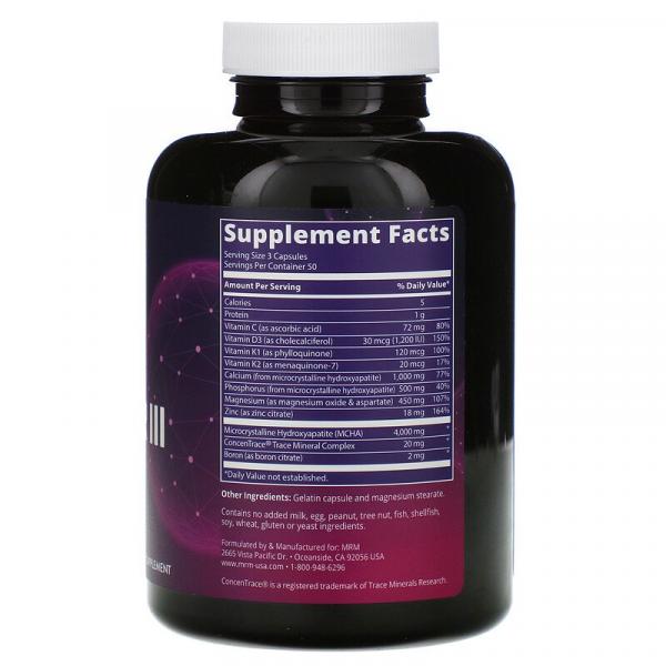 Комплекс для костей, Bone Maximizer III, MRM, 150 капсул - Фото 2